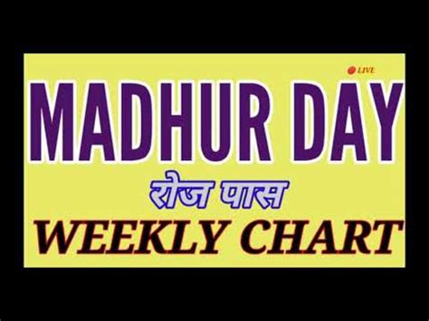 madhur de ka chart